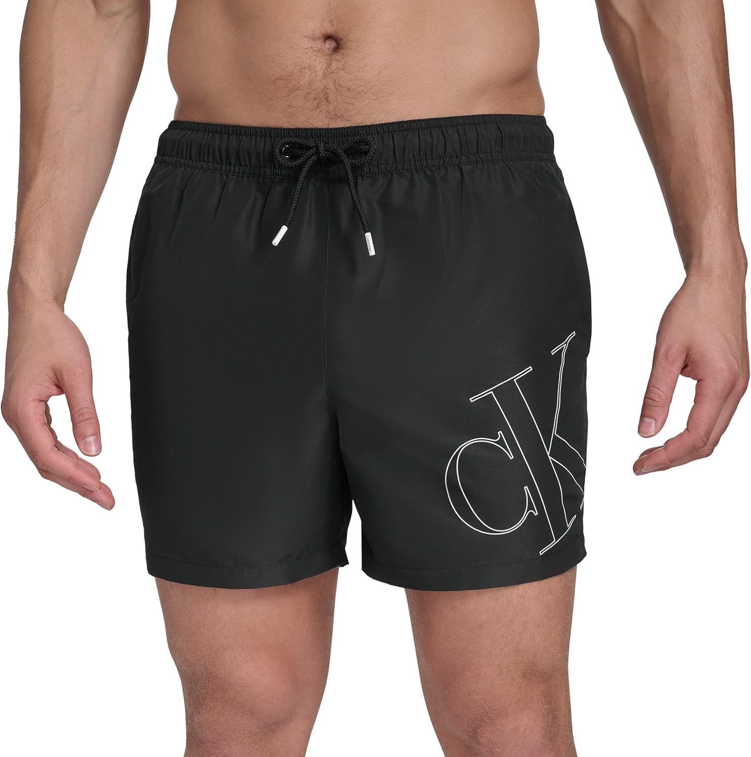 Calvin Klein Mens Volley Quick Dry Lightweight Swim Trunk, Black
Calvin Klein Mens Volley Quick Dry Lightweight Swim Trunk, Black