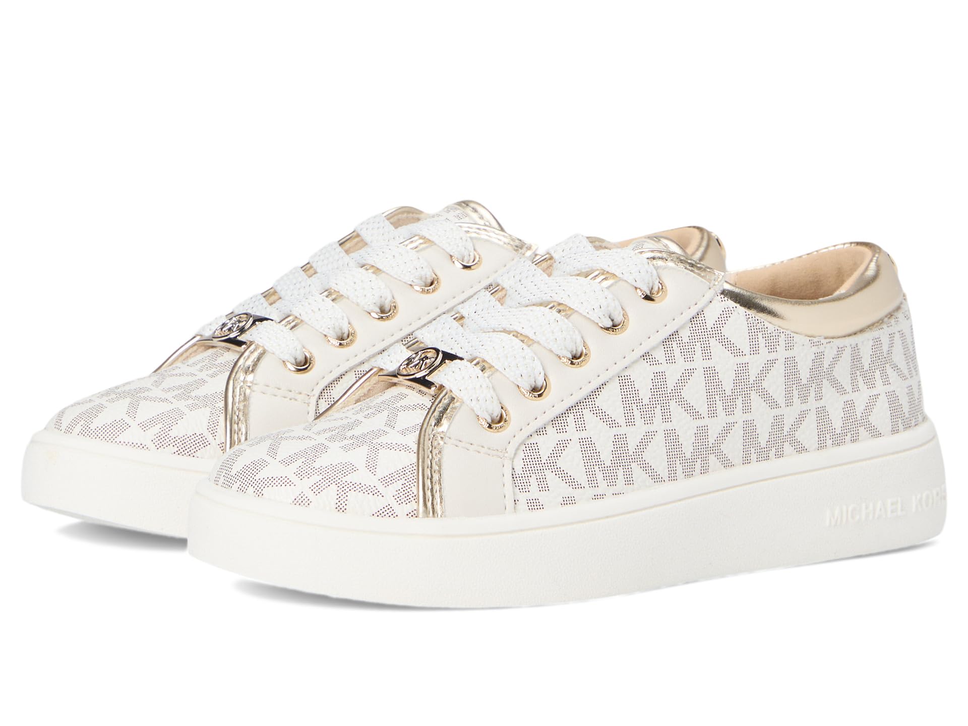 Кроссовки MICHAEL Michael Kors Kids Jem Ralley, цвет Vanilla/Pale Gold 
Кроссовки MICHAEL Michael Kors Kids Jem Ralley, цвет Vanilla/Pale Gold