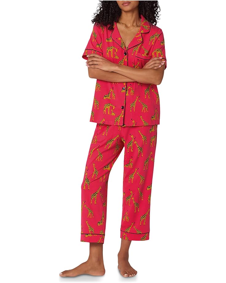 Женский укороченный пижамный комплект Bedhead PJs с коротким рукавом из хлопкового трикотажа, Giraffes In Love
Женский укороченный пижамный комплект Bedhead PJs с коротким рукавом из хлопкового трикотажа, Giraffes In Love