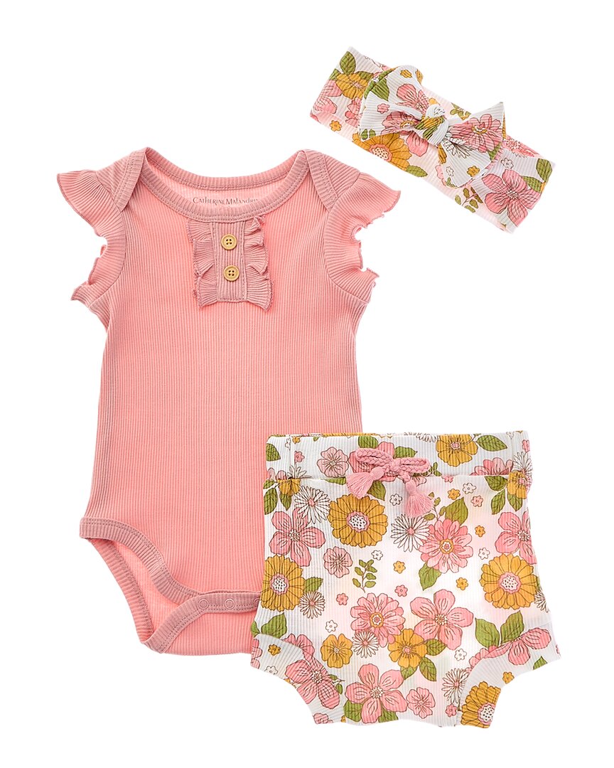 Catherine Malandrino Комплект из 3 предметов с ребристой фактурой и повязкой, розовый
Catherine Malandrino Комплект из 3 предметов с ребристой фактурой и повязкой, розовый