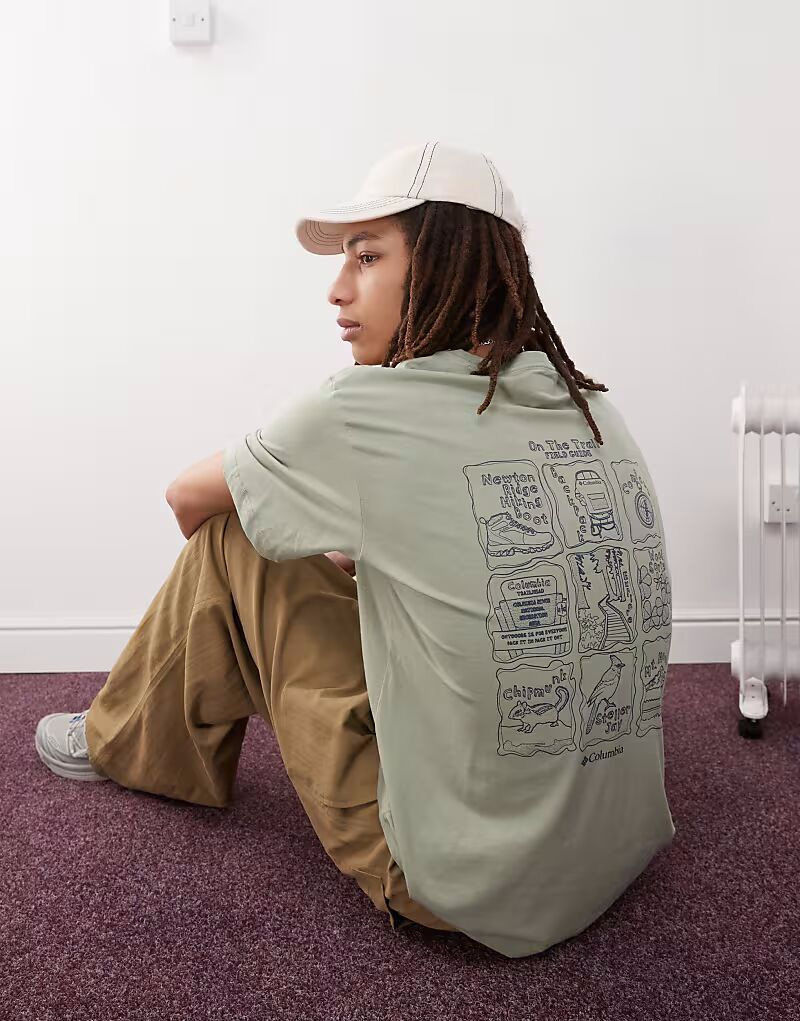 Футболка Columbia Kettle River с графическим принтом на спине зеленого цвета
Футболка Columbia Kettle River с графическим принтом на спине зеленого цвета