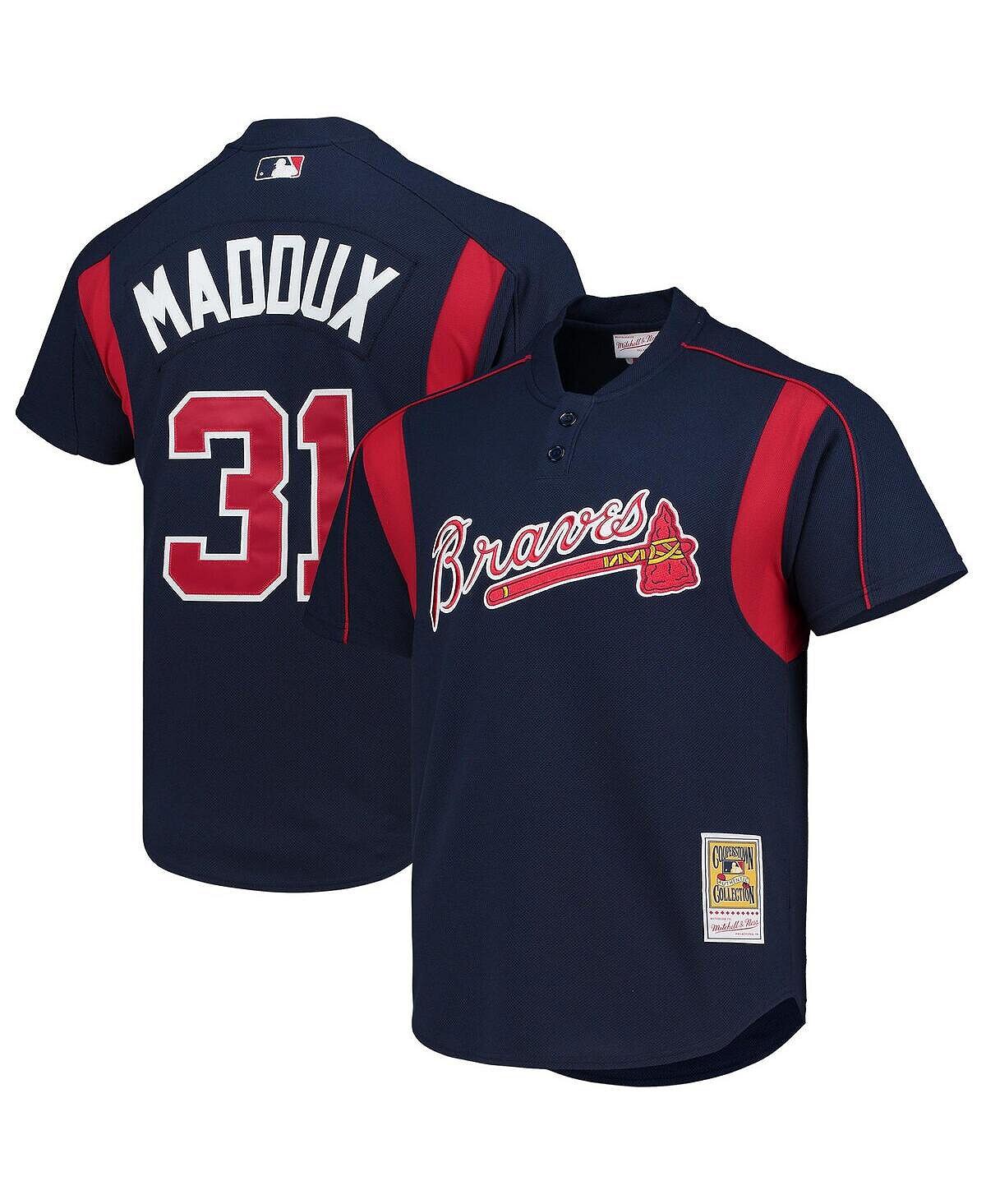Мужское тренировочное джерси темно-синего цвета Greg Maddux Atlanta Braves Cooperstown Collection Mitchell & Ness, Синий, Мужское тренировочное джерси темно-синего цвета Greg Maddux Atlanta Braves Cooperstown Collection Mitchell & Ness
Мужское тренировочное джерси темно-синего цвета Greg Maddux Atlanta Braves Cooperstown Collection Mitchell & Ness, Синий, Мужское тренировочное джерси темно-синего цвета Greg Maddux Atlanta Braves Cooperstown Collection Mitchell & Ness