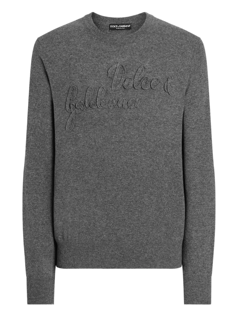 Свитер с логотипом DOLCE & GABBANA, серый
Свитер с логотипом DOLCE & GABBANA, серый