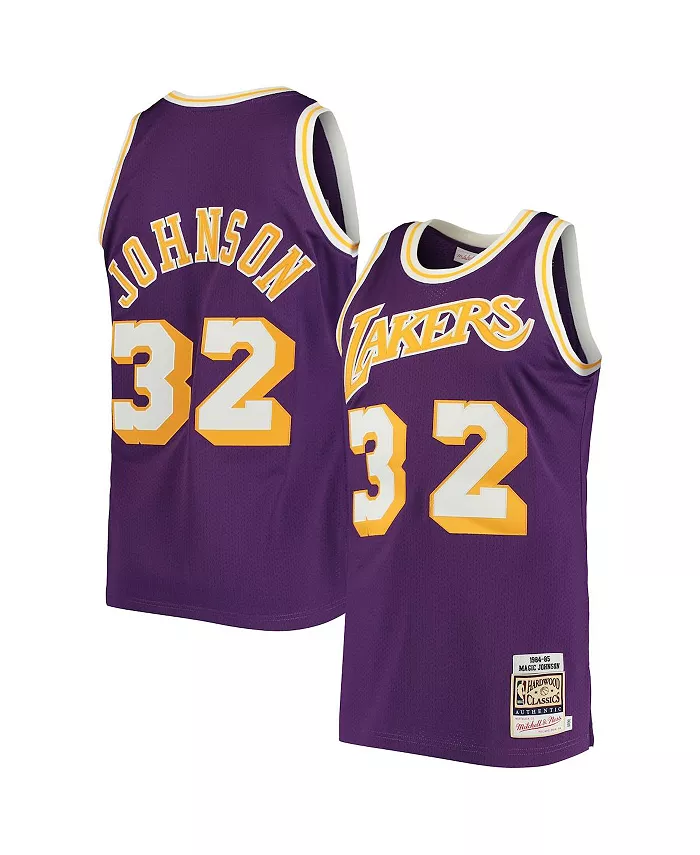 Мужская футболка Magic Johnson Purple Los Angeles Lakers 1984 Hardwood Classics, аутентичная Mitchell & Ness
Мужская футболка Magic Johnson Purple Los Angeles Lakers 1984 Hardwood Classics, аутентичная Mitchell & Ness