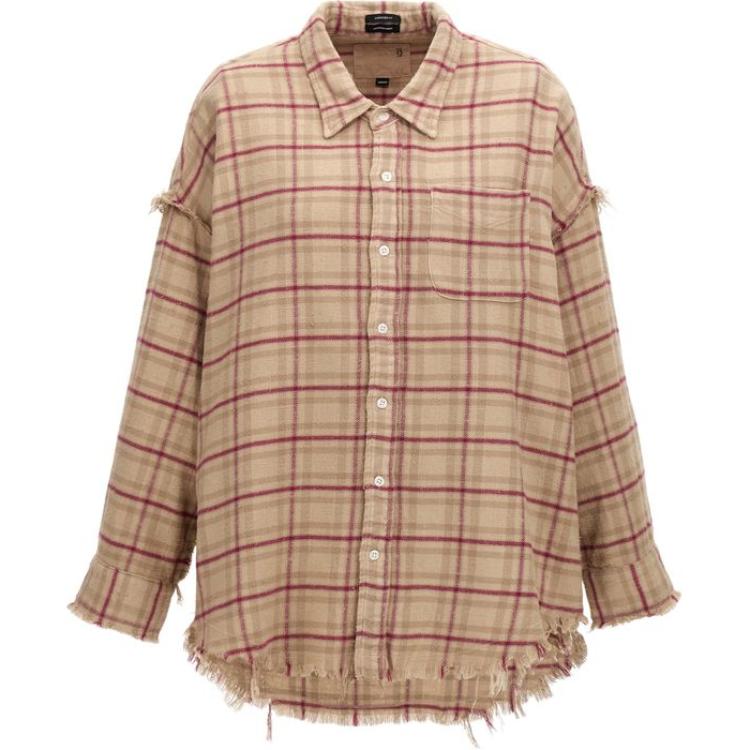 Футболка с рваными швами R13, Светлая умбра
Футболка с рваными швами R13, Светлая умбра