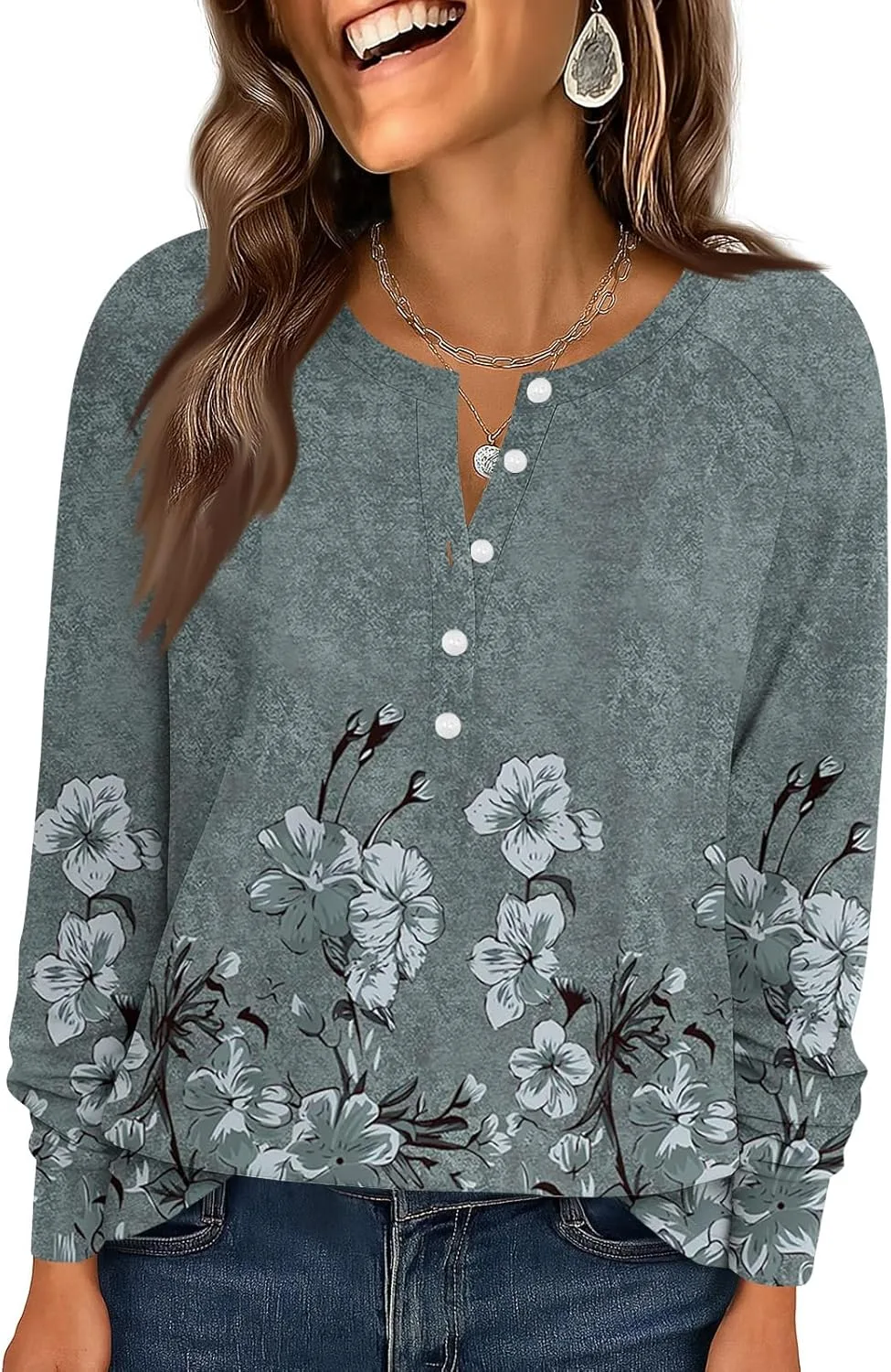 Женский свитшот с цветочным принтом, свободный крой
Женский свитшот с цветочным принтом, свободный крой