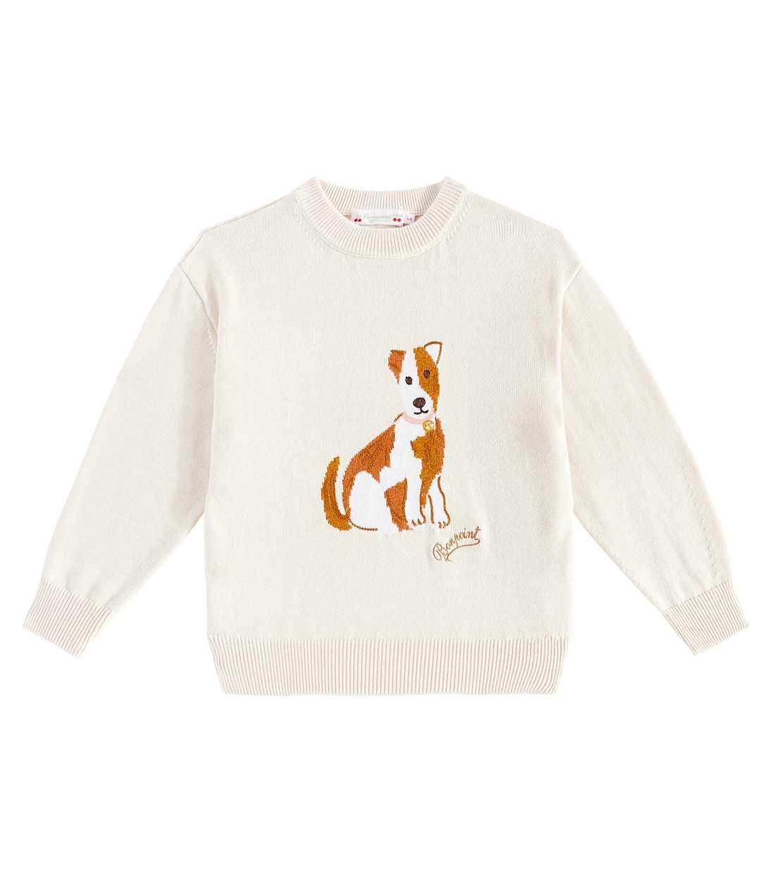 Свитер Anumati pointelle из шерсти и хлопка Bonpoint, Blanc Naturel 
Свитер Anumati pointelle из шерсти и хлопка Bonpoint, Blanc Naturel