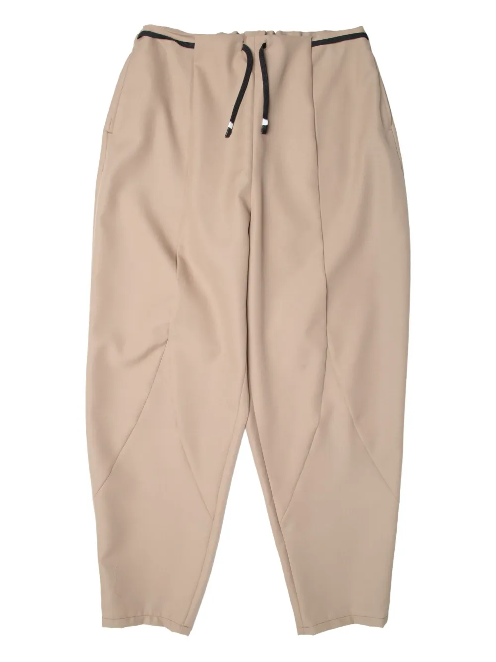 Зауженные брюки с кулиской Yoshiokubo, нейтральный
Зауженные брюки с кулиской Yoshiokubo, нейтральный