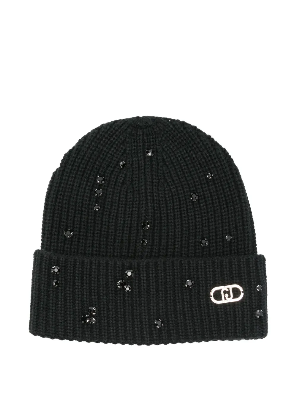 Ребристая шапка, украшенная кристаллами LIU JO, черный
Ребристая шапка, украшенная кристаллами LIU JO, черный