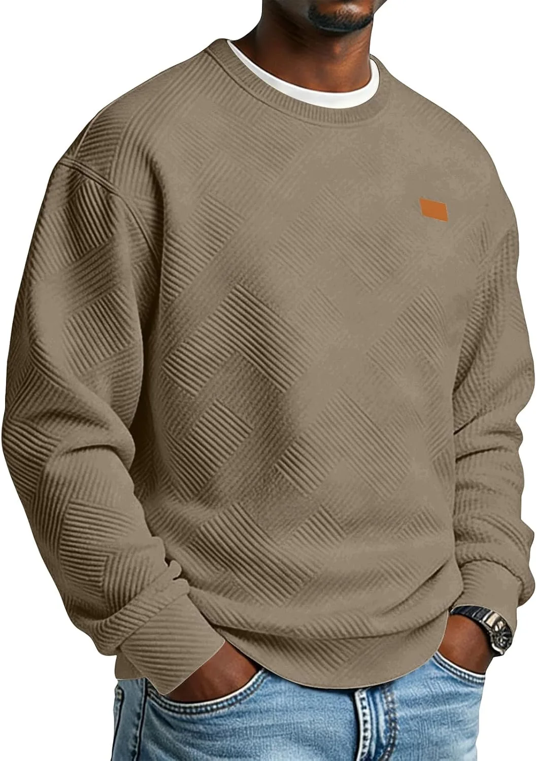 DuDubaby Мужская одежда: толстовка с длинными рукавами и круглым вырезом, весенняя мода
DuDubaby Мужская одежда: толстовка с длинными рукавами и круглым вырезом, весенняя мода