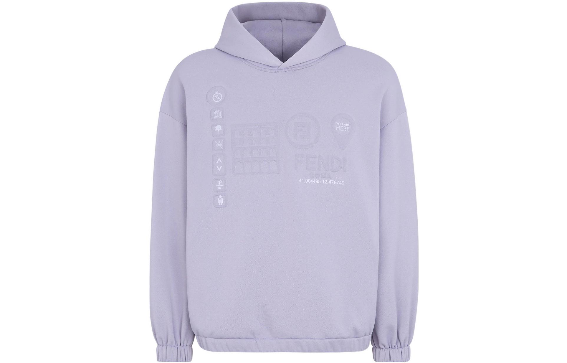 FENDI Свитшот мужской светло-фиолетовый
FENDI Свитшот мужской светло-фиолетовый