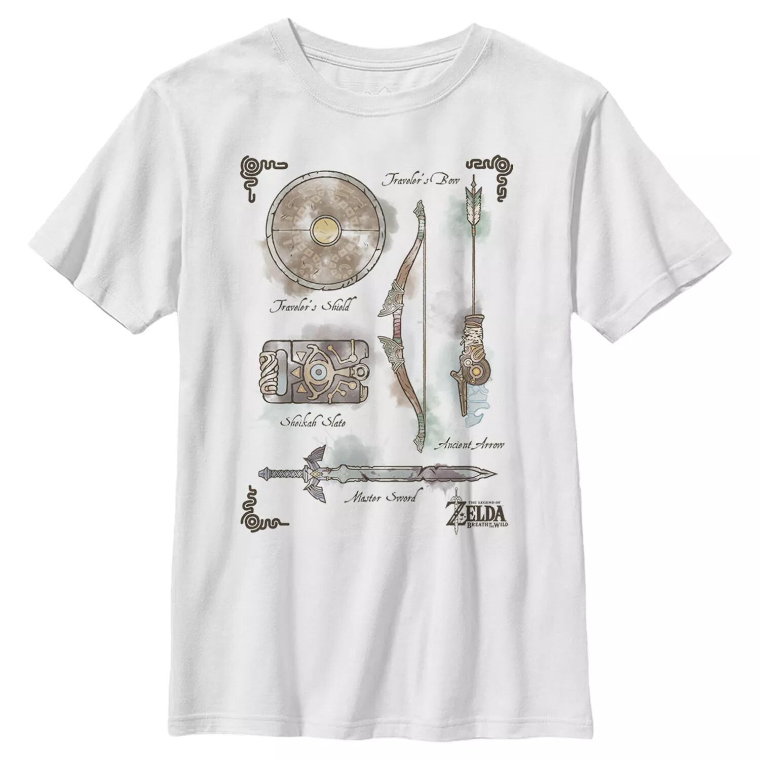 Футболка с цветным рисунком Bow Master Sword для мальчиков 8–20 лет Nintendo Zelda Breath Of The Wild Licensed Character
Футболка с цветным рисунком Bow Master Sword для мальчиков 8–20 лет Nintendo Zelda Breath Of The Wild Licensed Character