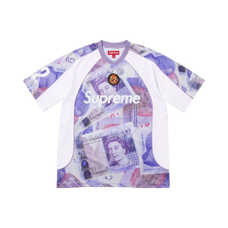 Футболка Supreme Pounds Soccer Jersey, белый
Футболка Supreme Pounds Soccer Jersey, белый