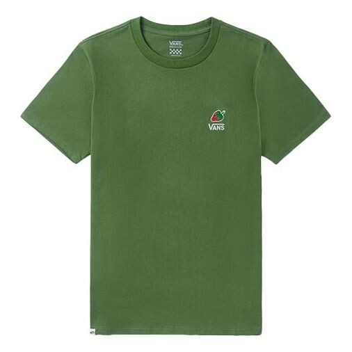 Футболка embroidery round-neck green Vans, зеленый 
Футболка embroidery round-neck green Vans, зеленый