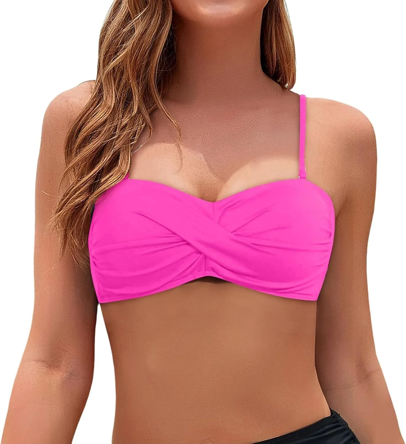 Бандо бикини топ для женщин без бретелей с поддержкой push up
Бандо бикини топ для женщин без бретелей с поддержкой push up