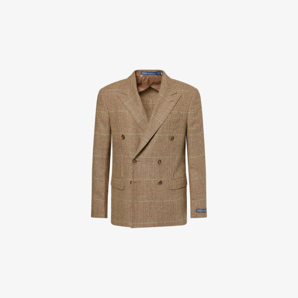 Двубортный шерстяной жакет Polo Ralph Lauren с добавлением шелка, мультиколор
Двубортный шерстяной жакет Polo Ralph Lauren с добавлением шелка, мультиколор