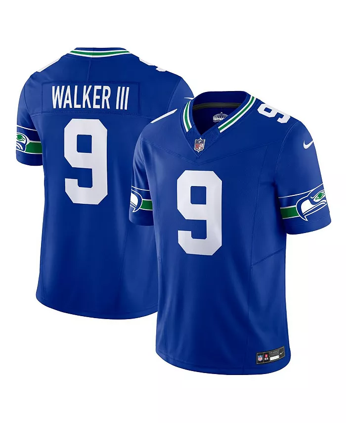 Мужская лимитированная джерси Kenneth Walker III Royal Seattle Seahawks Throwback Vapor F.U.S.E Nike
Мужская лимитированная джерси Kenneth Walker III Royal Seattle Seahawks Throwback Vapor F.U.S.E Nike