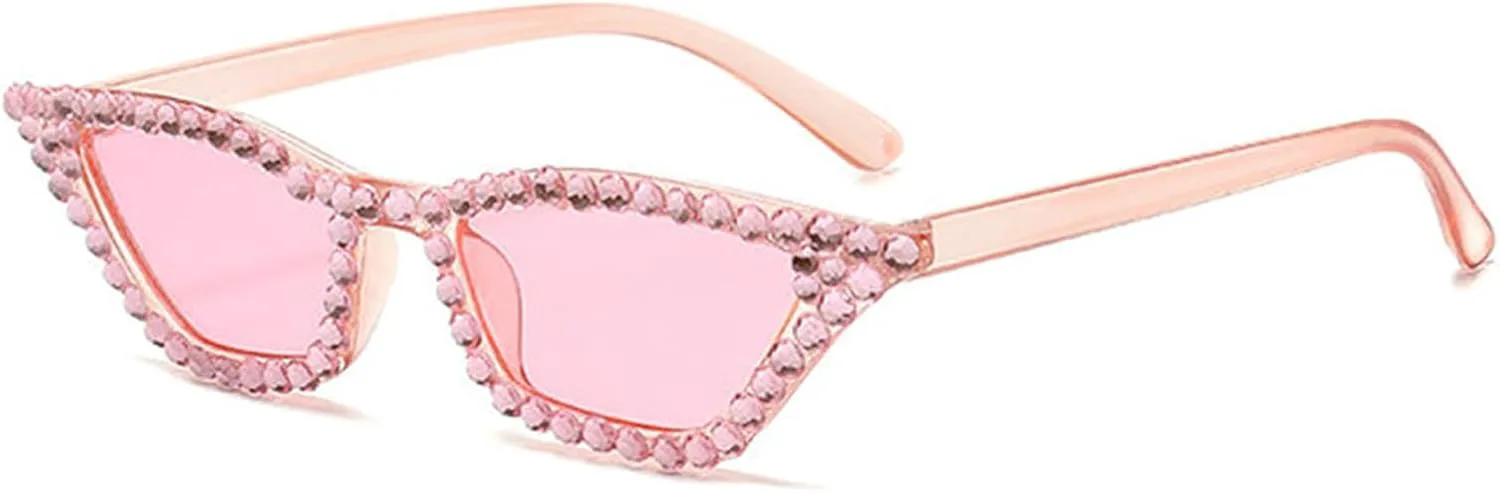 Солнцезащитные очки Willochra Small Cat Eye Candy color Rhinestone Sunglasses Women Fashion Diamond bling party Sun Glasses Crystal Shades, 2pcs-black&pink
Солнцезащитные очки Willochra Small Cat Eye Candy color Rhinestone Sunglasses Women Fashion Diamond bling party Sun Glasses Crystal Shades, 2pcs-black&pink