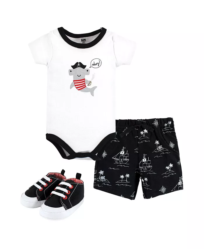 Комплект из дышащего хлопкового боди, шорт и обуви Hudson для мальчиков Hudson Baby, черный
Комплект из дышащего хлопкового боди, шорт и обуви Hudson для мальчиков Hudson Baby, черный