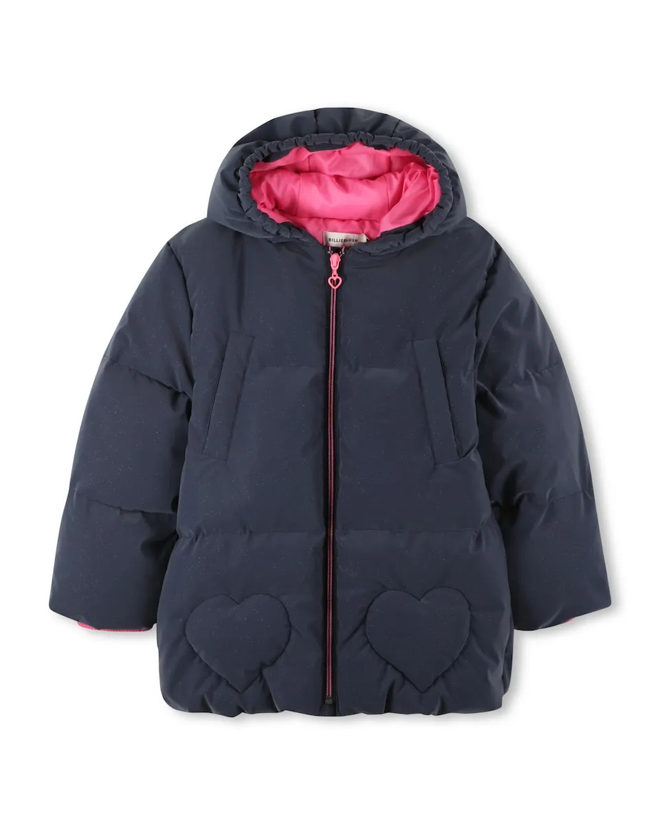 Длинная детская куртка с капюшоном и молнией Billieblush, темно-синий
Длинная детская куртка с капюшоном и молнией Billieblush, темно-синий