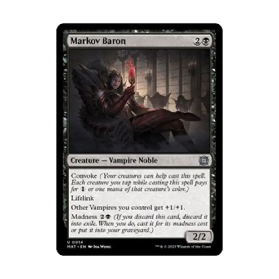 CCG Марков Барон (Ю), MTG - March of the Machine: The Aftermath
CCG Марков Барон (Ю), MTG - March of the Machine: The Aftermath