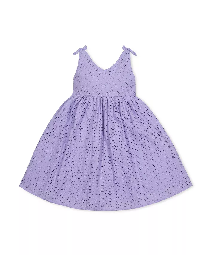 Платье-трапеция без рукавов с бантом на плечах для девочек, детское Hope & Henry, белый
Платье-трапеция без рукавов с бантом на плечах для девочек, детское Hope & Henry, белый