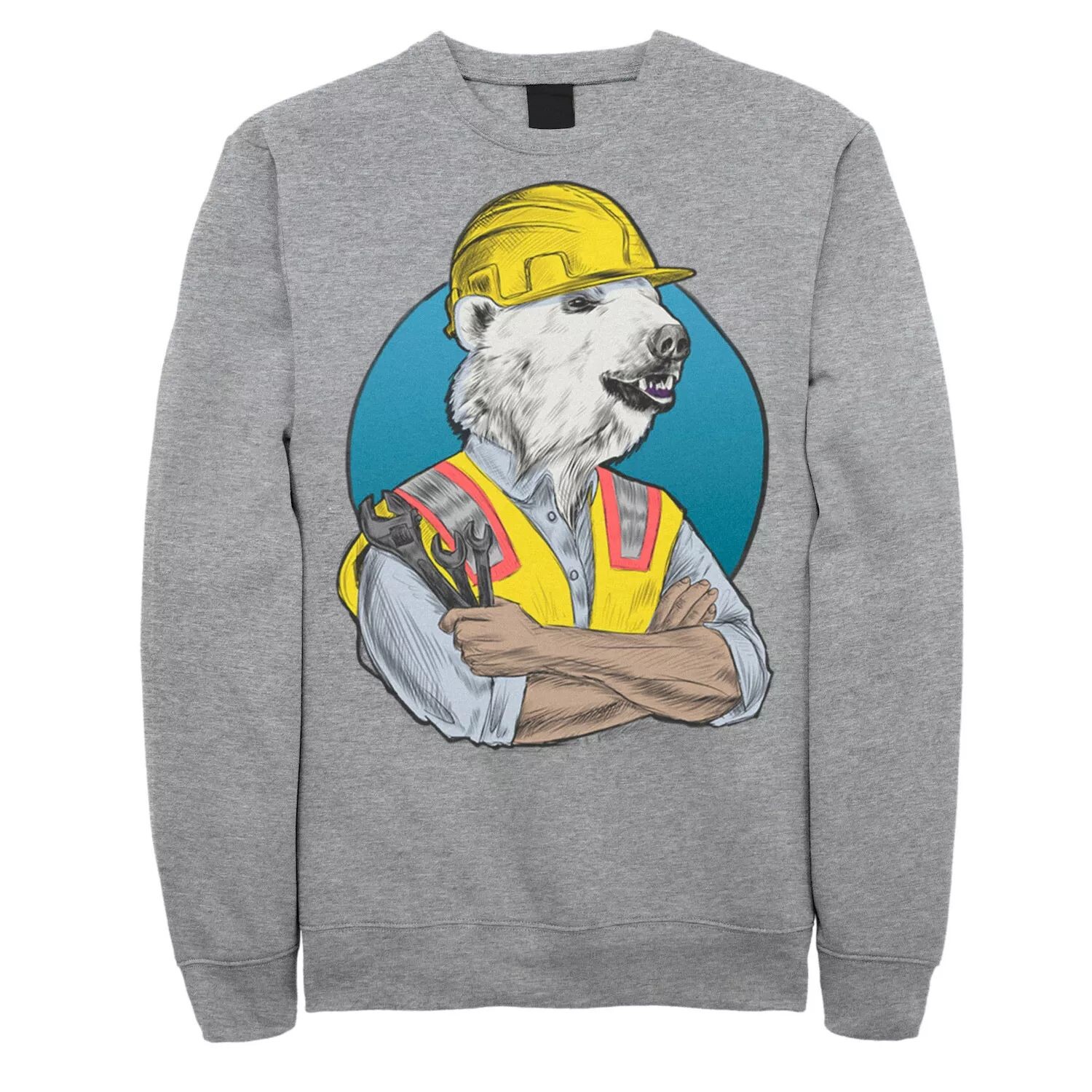 Мужская флисовая футболка с круглым вырезом на спине и строителем Polar Bear Licensed Character
Мужская флисовая футболка с круглым вырезом на спине и строителем Polar Bear Licensed Character