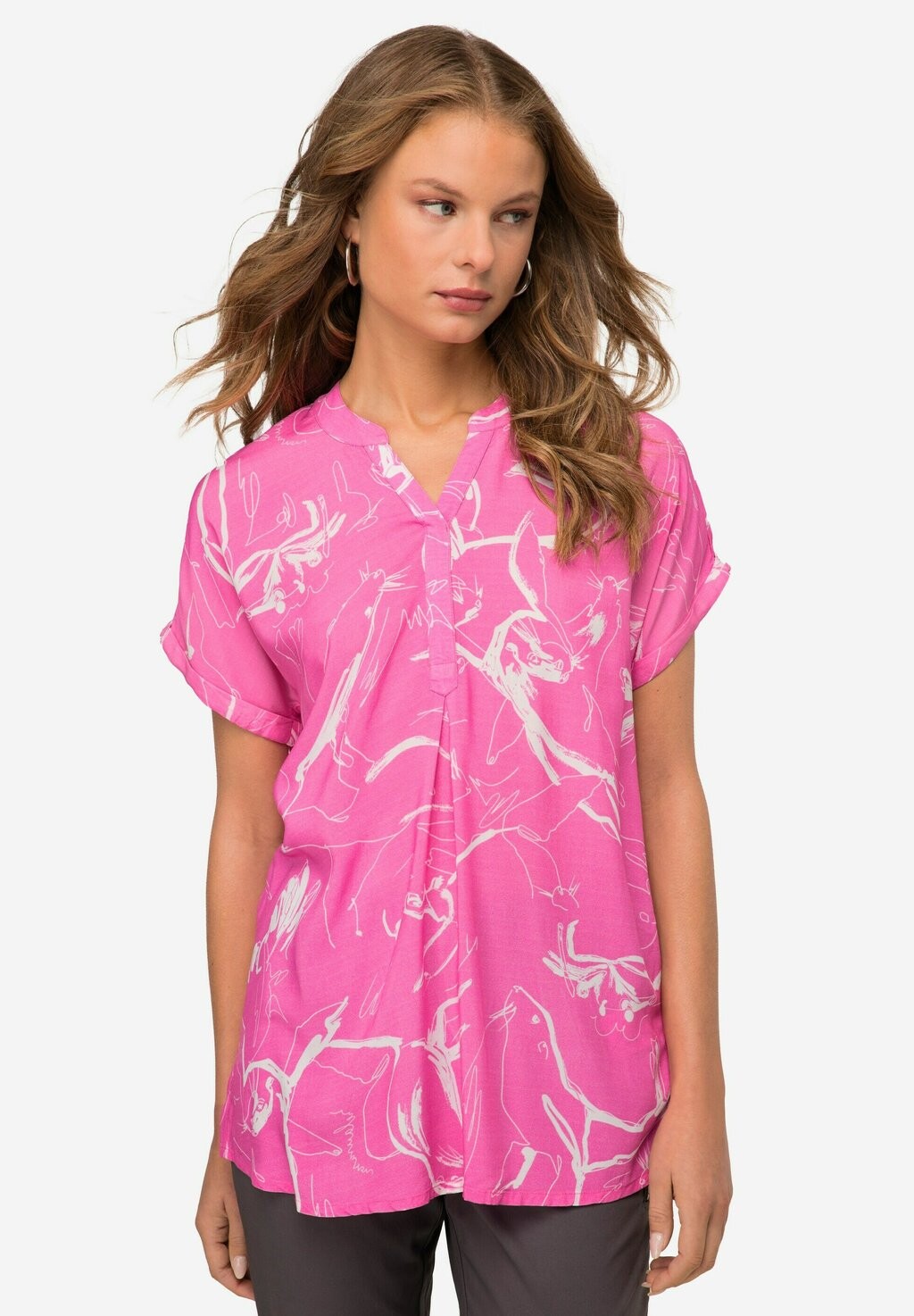 Блузка LAURASN с коротким рукавом, розовый
Блузка LAURASN с коротким рукавом, розовый