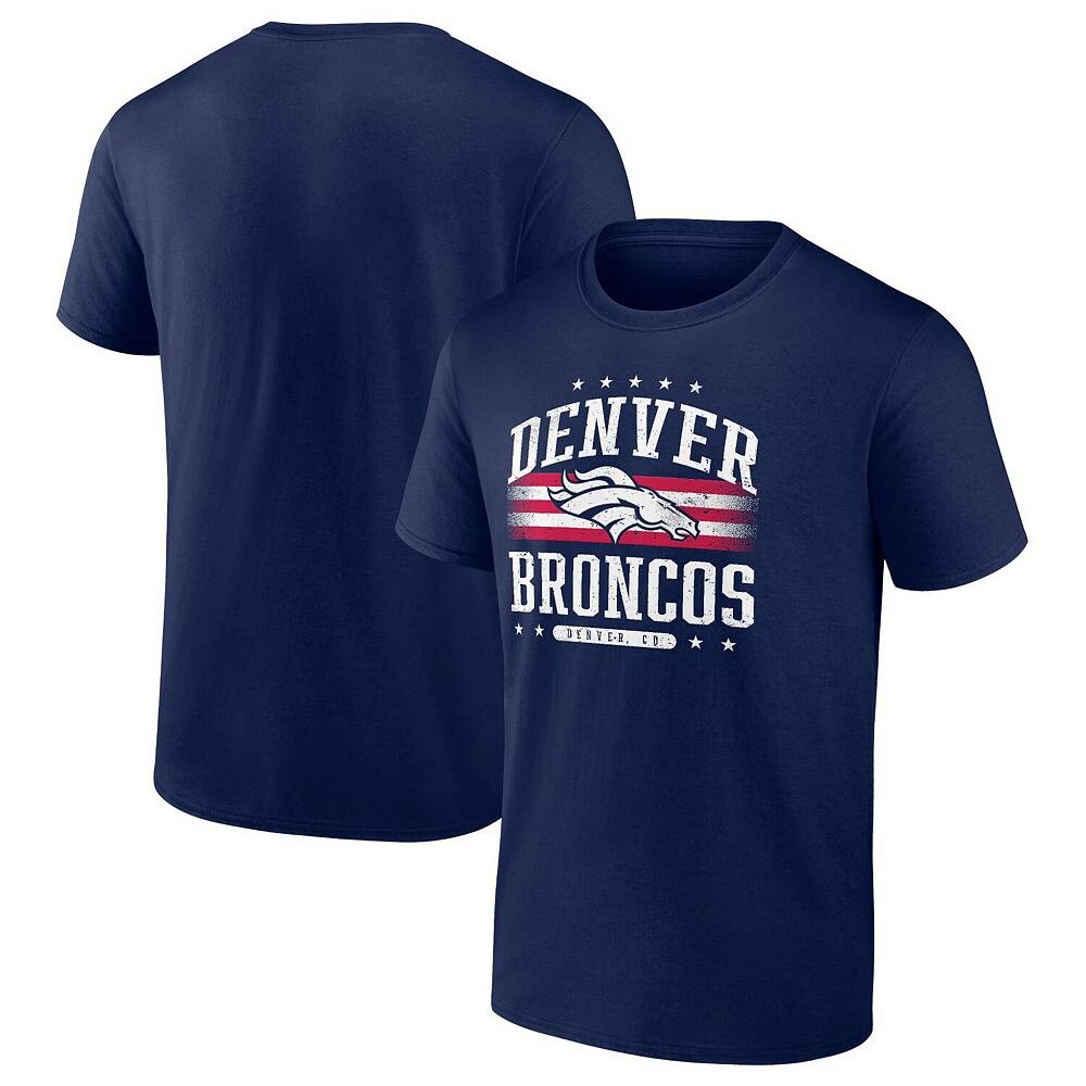 Мужская темно-синяя футболка Fanatics Denver Broncos Americana Fanatics Brands - White Label, цвет Den Navy
Мужская темно-синяя футболка Fanatics Denver Broncos Americana Fanatics Brands - White Label, цвет Den Navy