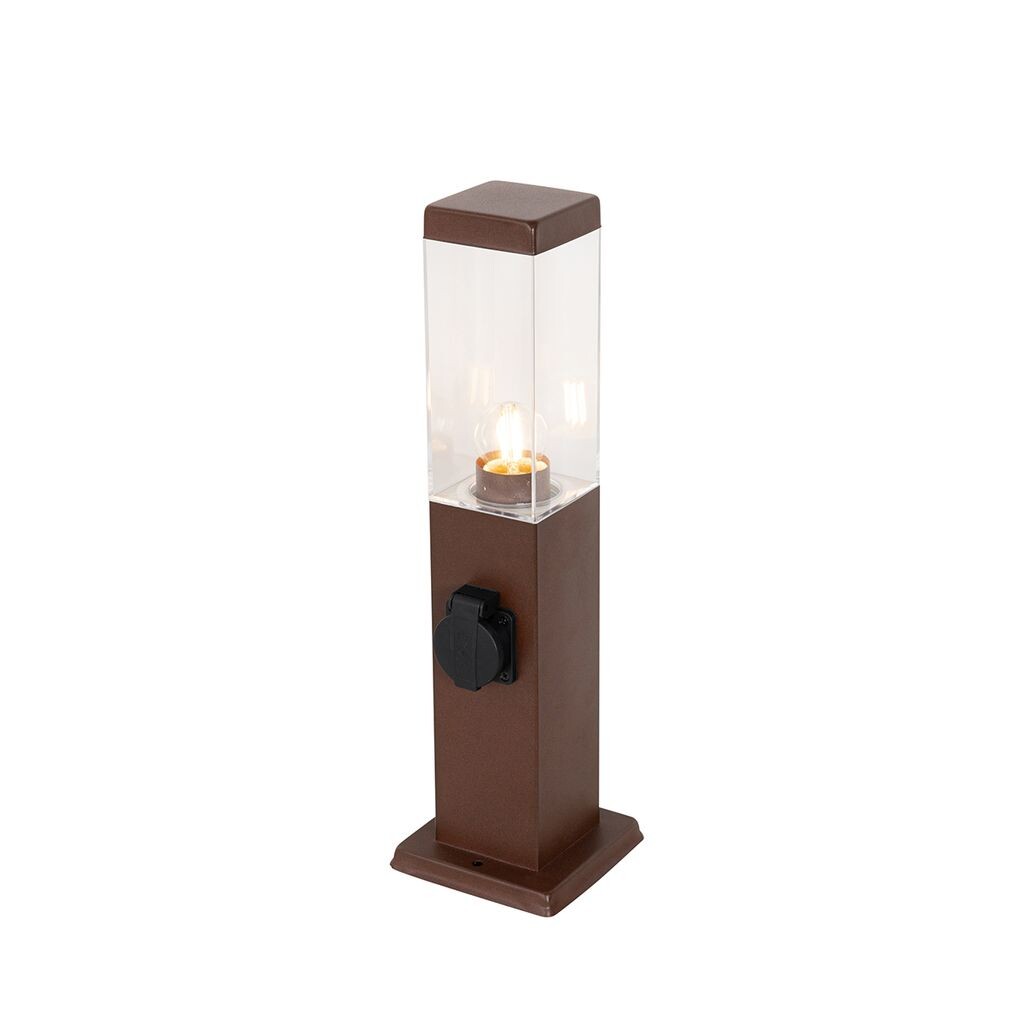 QAZQA - Дизайн Buitenlamp roestbruin 45 см со стоп-контактом IP44 - Наружное освещение Malios I - продолговатая сталь - Подходит для светодиодов E27, коричневый
QAZQA - Дизайн Buitenlamp roestbruin 45 см со стоп-контактом IP44 - Наружное освещение Malios I - продолговатая сталь - Подходит для светодиодов E27, коричневый