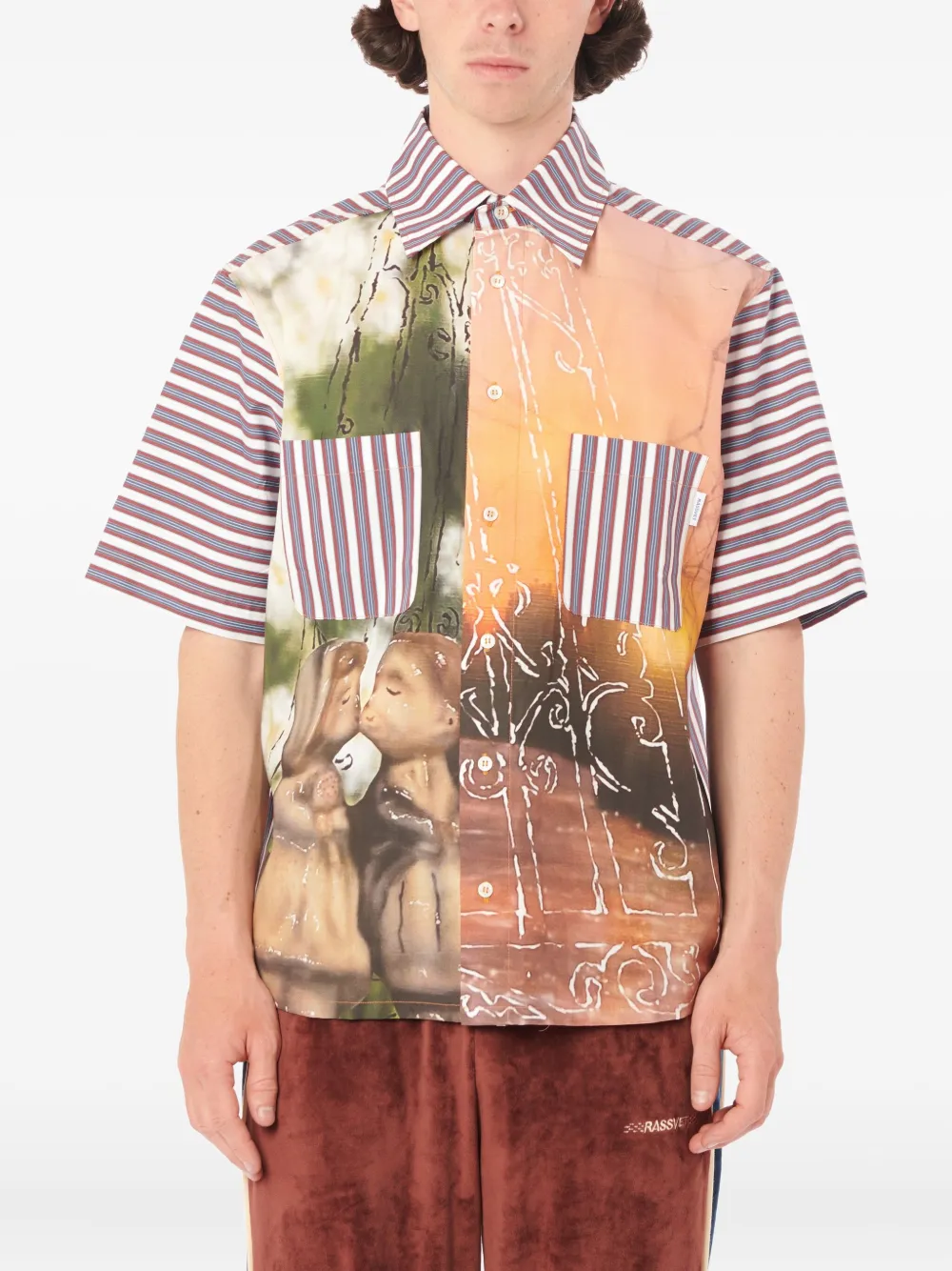 Рубашка в полоску Rassvet, оранжевый
Рубашка в полоску Rassvet, оранжевый