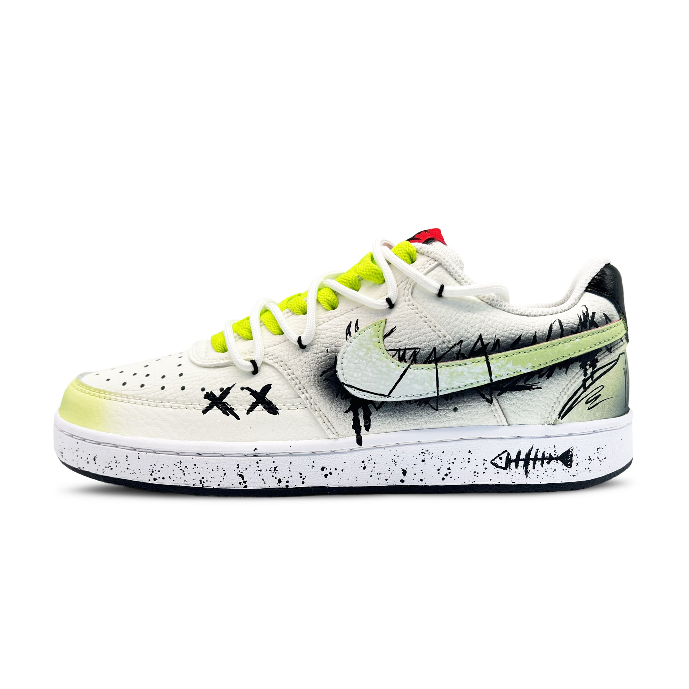Nike Кроссовки Court Vision 1 Like A Fish In Water, износостойкие, низкие, для скейтбординга, мужские, зеленые, белые
Nike Кроссовки Court Vision 1 Like A Fish In Water, износостойкие, низкие, для скейтбординга, мужские, зеленые, белые