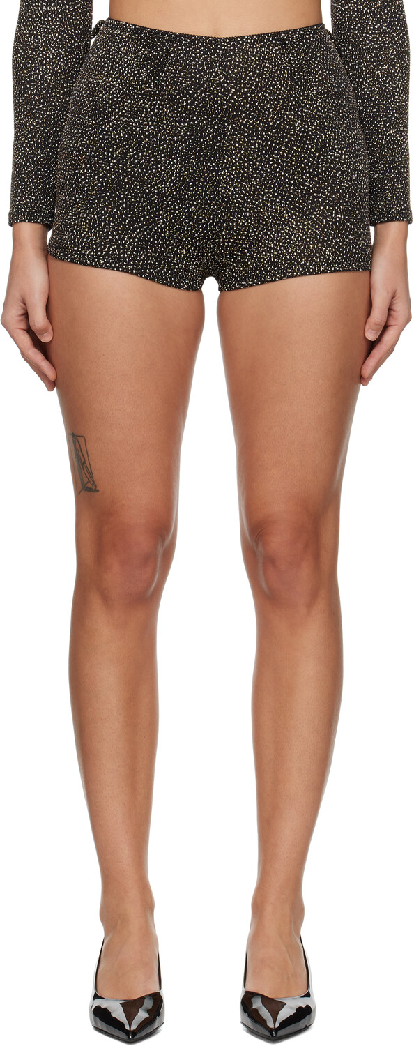 Шорты Nikos черного и золотого цвета Beaufille
Шорты Nikos черного и золотого цвета Beaufille