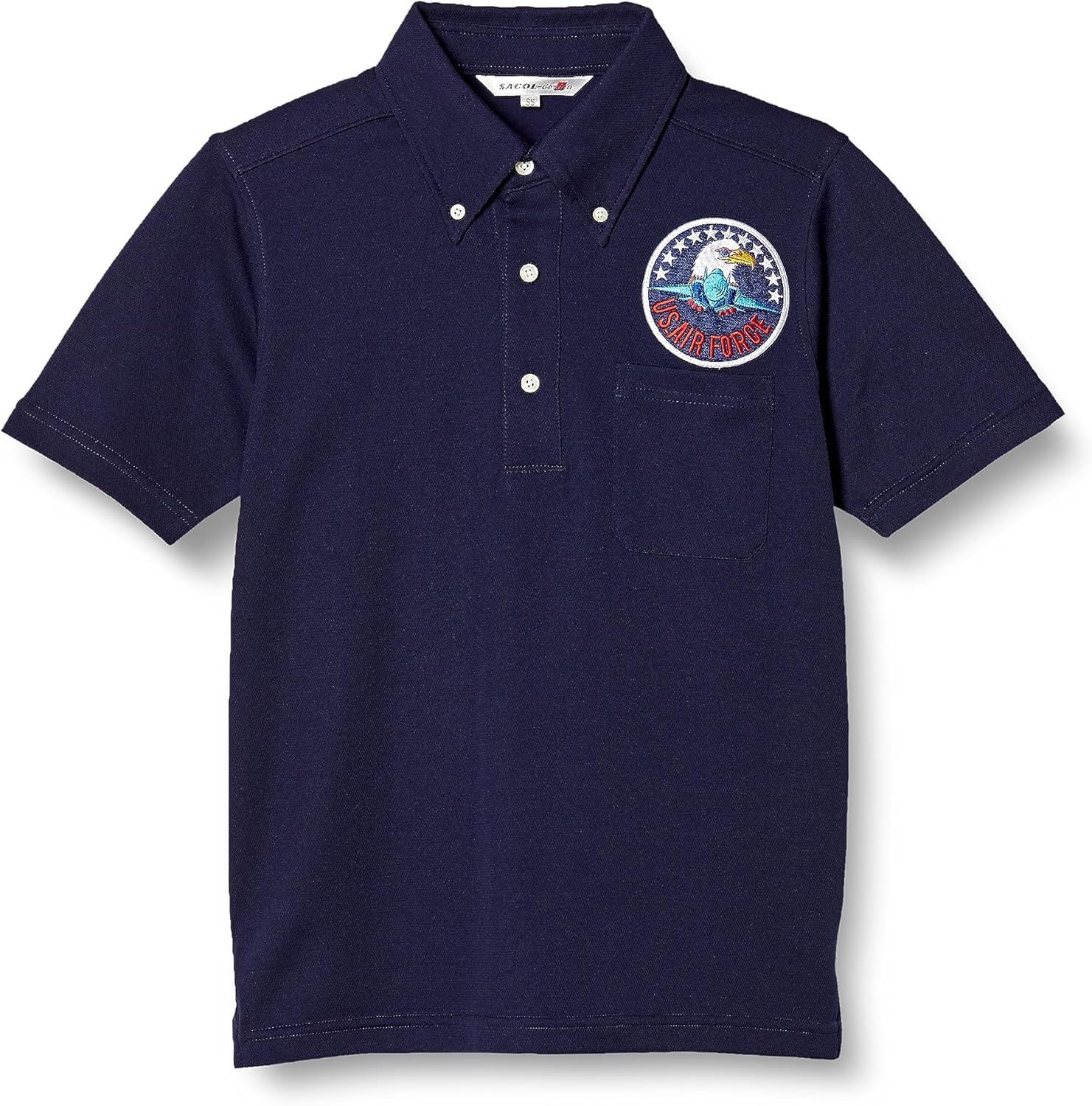 Поло-рубашка с коротким рукавом и влагоотводящим эффектом, карманами и пуговицами, модель F-SD021123, с гербом армии США, темно-синяя F-Style
Поло-рубашка с коротким рукавом и влагоотводящим эффектом, карманами и пуговицами, модель F-SD021123, с гербом армии США, темно-синяя F-Style