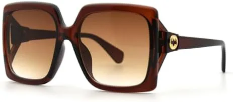 Женские квадратные солнцезащитные очки, мужские модные солнцезащитные очки с градиентным переходом в стиле ретро, женские солнцезащитные очки UV400 MTZJH, Brown
Женские квадратные солнцезащитные очки, мужские модные солнцезащитные очки с градиентным переходом в стиле ретро, женские солнцезащитные очки UV400 MTZJH, Brown