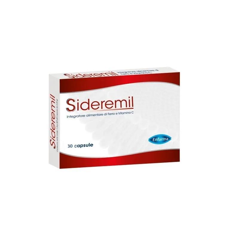 Sideremil 30 капсул Железодобавка Enfarma
Sideremil 30 капсул Железодобавка Enfarma