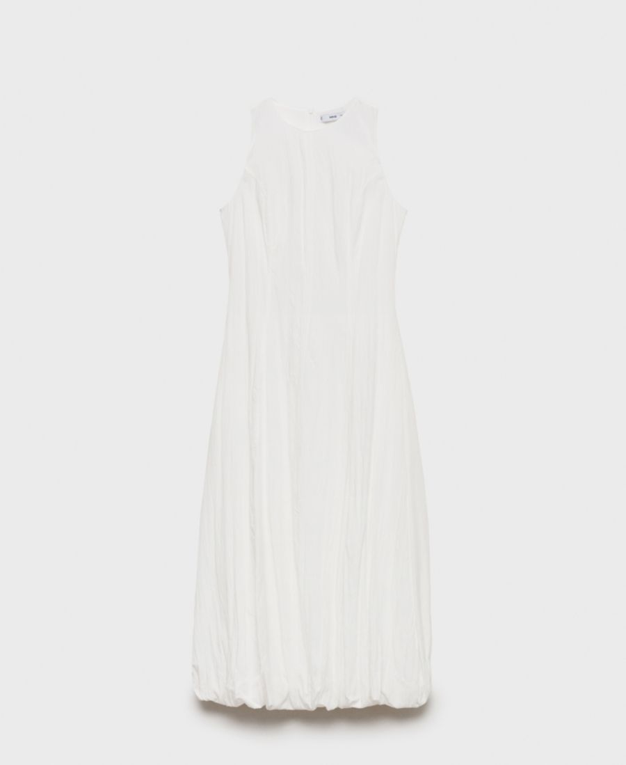 Женское длинное платье с эффектом воздушного шара MANGO, White
Женское длинное платье с эффектом воздушного шара MANGO, White