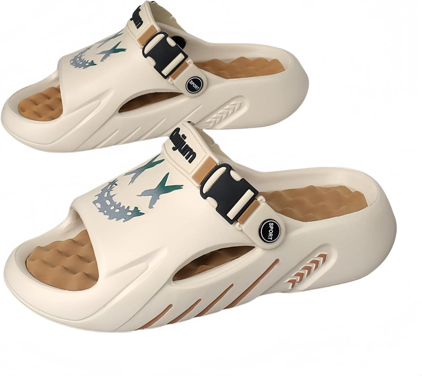 Мужские летние спортивные сандалии с противоскользящей подошвой, антизапахом, с толстой подошвой, акупрессурные, для отдыха на пляже. Доступны большие размеры Generic, коричневый
Мужские летние спортивные сандалии с противоскользящей подошвой, антизапахом, с толстой подошвой, акупрессурные, для отдыха на пляже. Доступны большие размеры Generic, коричневый