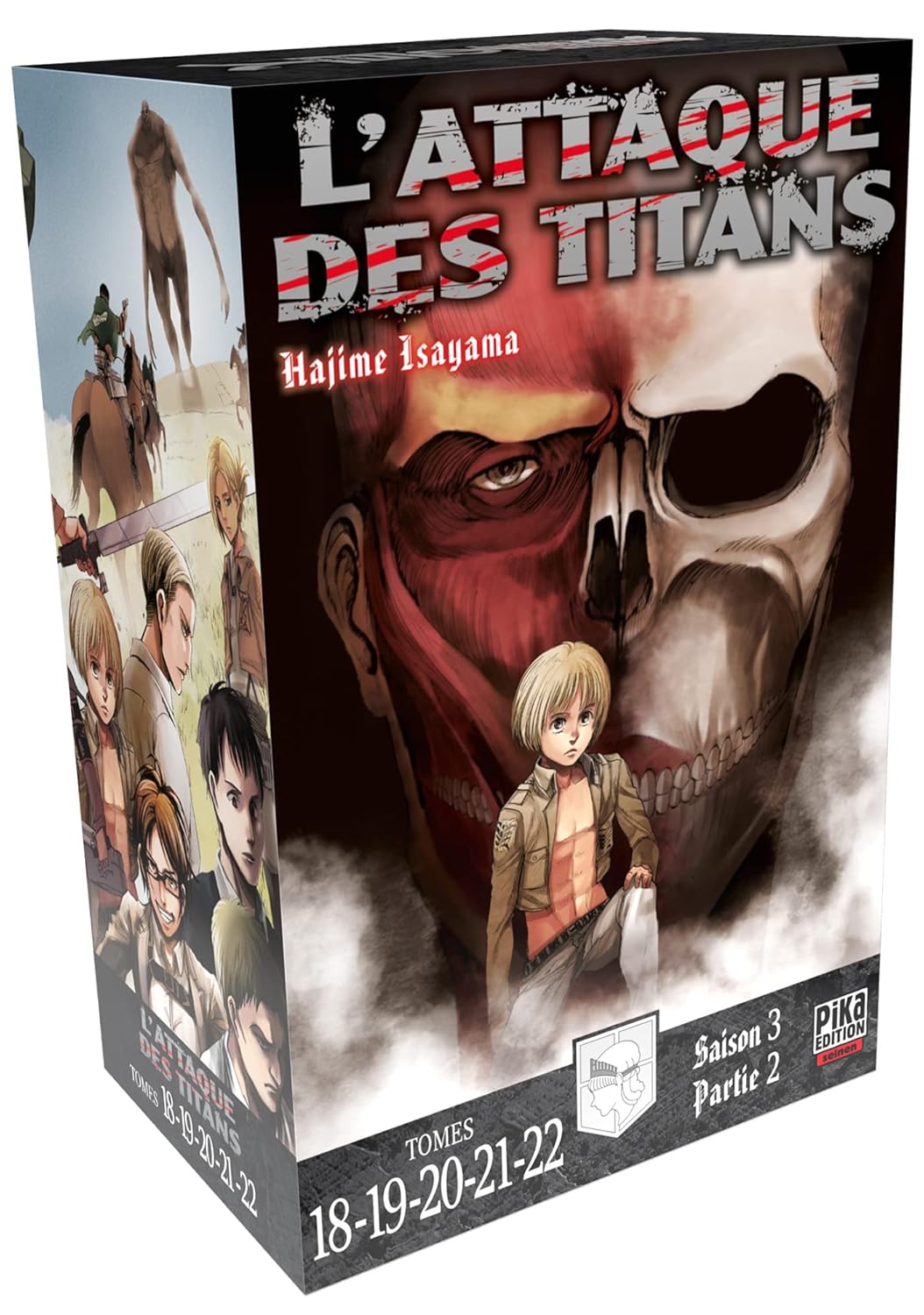 L'Attaque des Titans Coffret T18 à T22: Coffret 5 tomes
L'Attaque des Titans Coffret T18 à T22: Coffret 5 tomes
