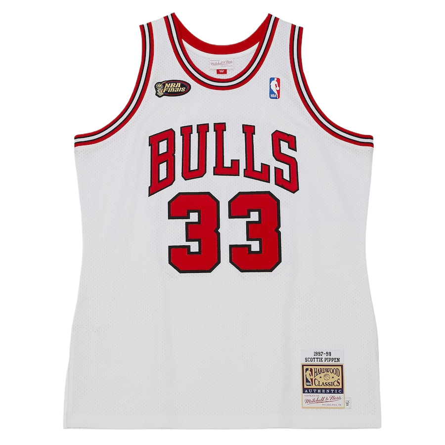 Баскетбольная майка "NBA Chicago Bulls 1997 Scottie Pippen" Mitchell Ness, белый
Баскетбольная майка "NBA Chicago Bulls 1997 Scottie Pippen" Mitchell Ness, белый