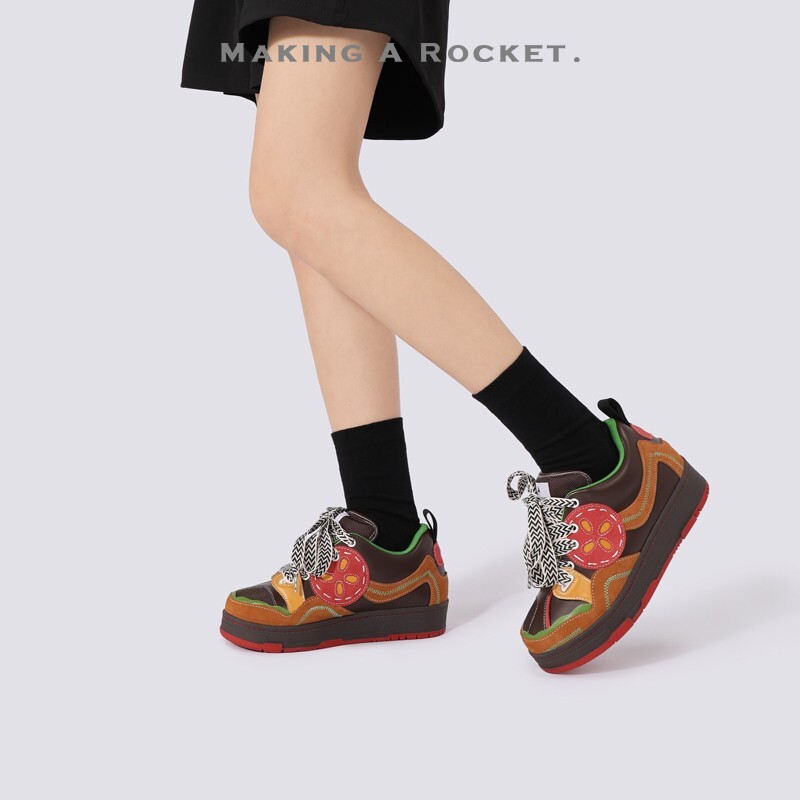 Кеды, скейтборд обувь женская средняя высота коричневый/оранжевый/красный Making A Rocket
Кеды, скейтборд обувь женская средняя высота коричневый/оранжевый/красный Making A Rocket