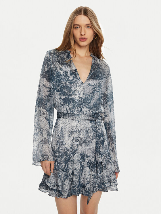 Платье-рубашка classic fit W5RK35 WDW82 Guess, синий
Платье-рубашка classic fit W5RK35 WDW82 Guess, синий