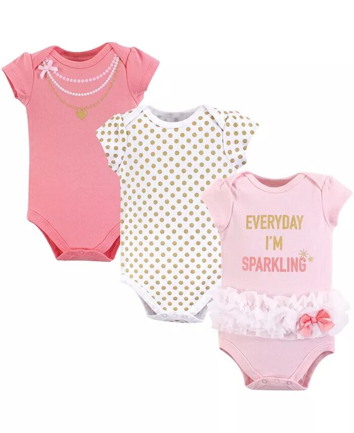 Хлопковые боди для новорожденных девочек Treasure Baby, 3 шт., с бантиками Little Treasure, розовый
Хлопковые боди для новорожденных девочек Treasure Baby, 3 шт., с бантиками Little Treasure, розовый