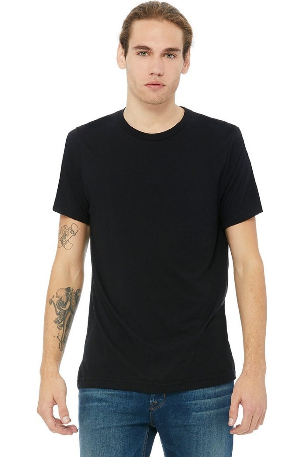 Мужская футболка с круглым вырезом и коротким рукавом из парусины Triblend BELLA + CANVAS
Мужская футболка с круглым вырезом и коротким рукавом из парусины Triblend BELLA + CANVAS