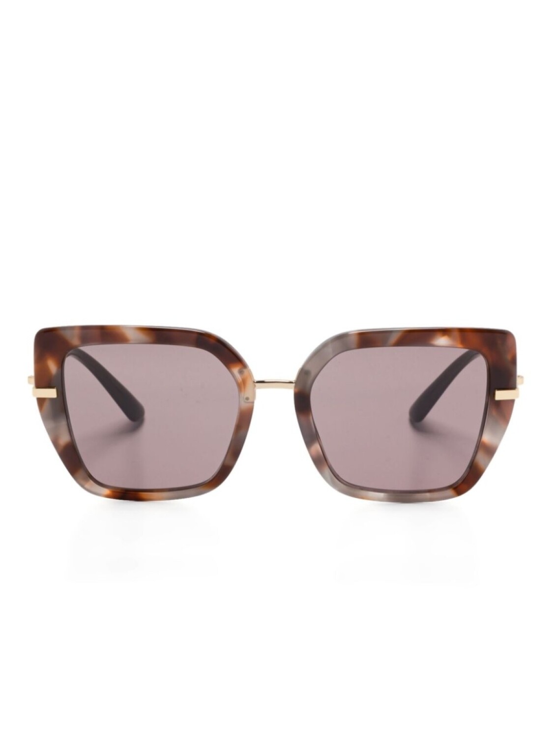 Dolce & Gabbana Eyewear солнцезащитные очки в квадратной оправе, коричневый 
Dolce & Gabbana Eyewear солнцезащитные очки в квадратной оправе, коричневый