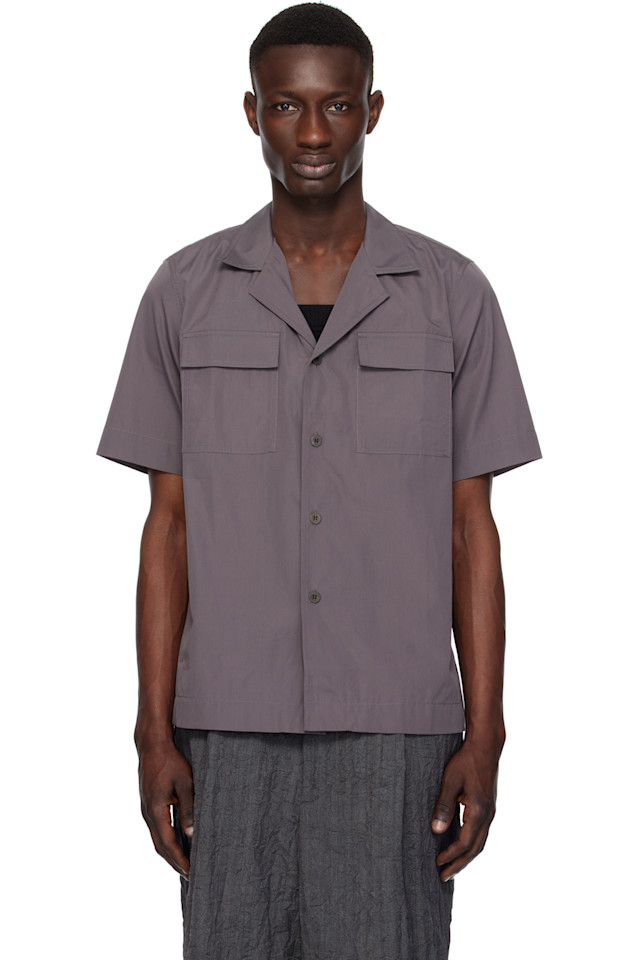 Вентилируемая рубашка Dries Van Noten, серый
Вентилируемая рубашка Dries Van Noten, серый