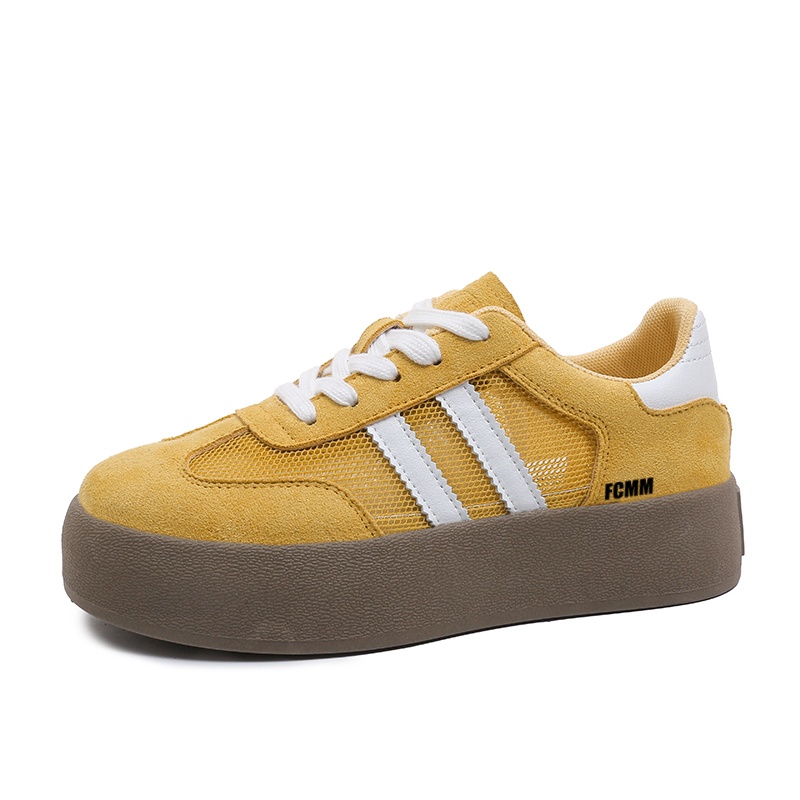 Противоскользящие и дышащие детские кроссовки для скейтбординга FCMM, желтый
Противоскользящие и дышащие детские кроссовки для скейтбординга FCMM, желтый