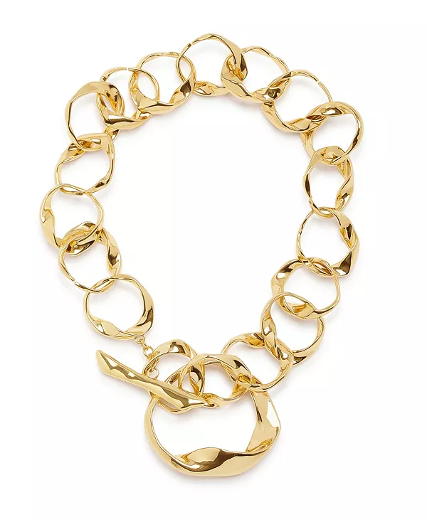 Ожерелье-Воротник со скульптурными звеньями Robert Lee Morris Soho, gold
Ожерелье-Воротник со скульптурными звеньями Robert Lee Morris Soho, gold