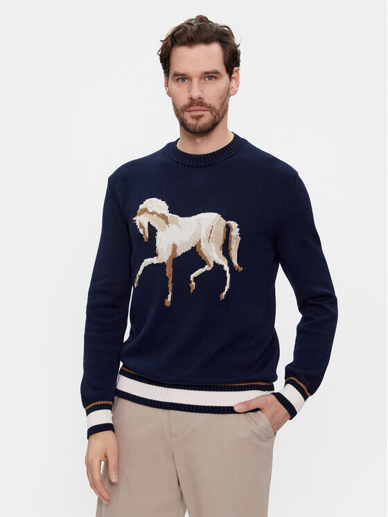 Свитер обычного кроя United Colors Of Benetton, синий
Свитер обычного кроя United Colors Of Benetton, синий