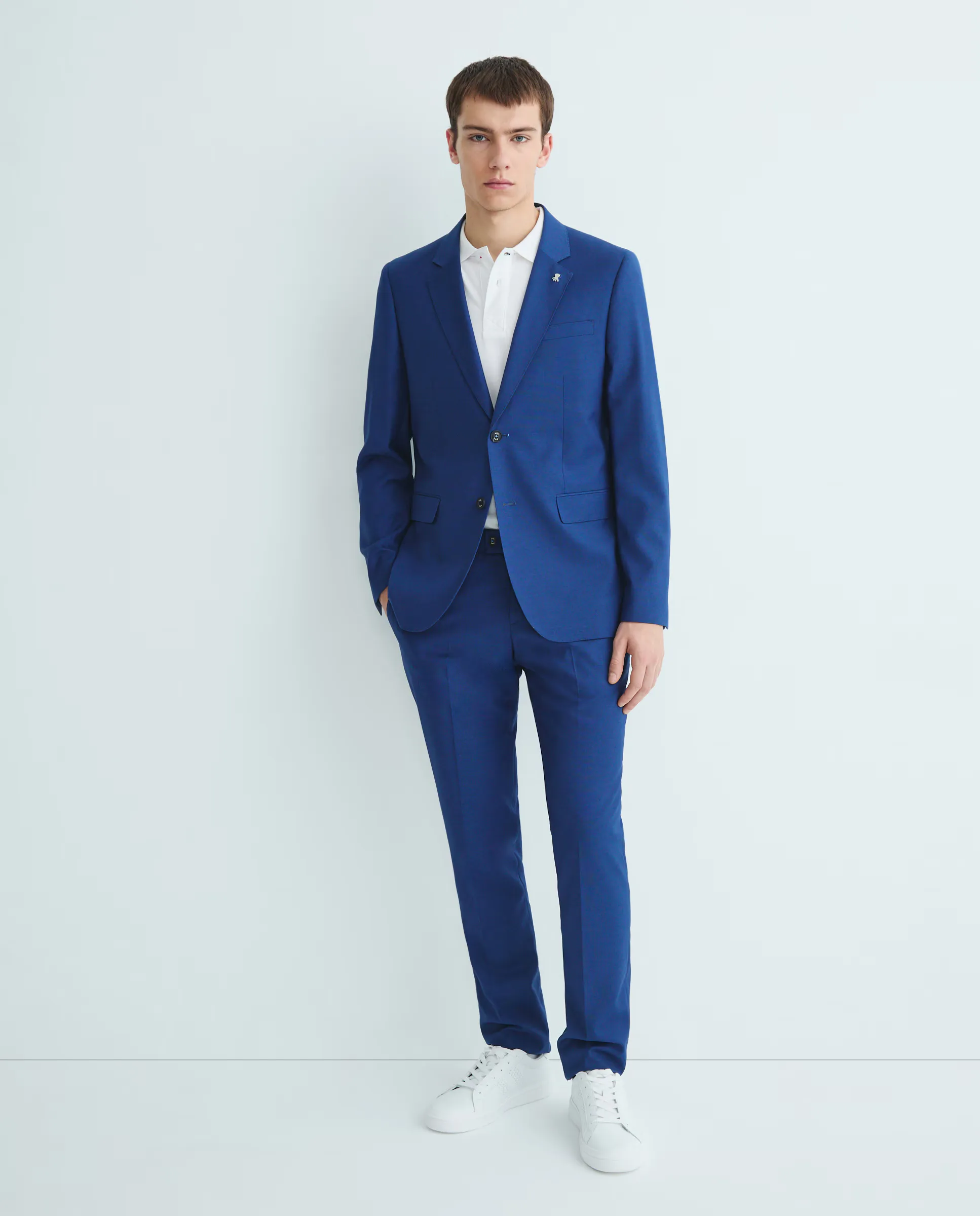 Брюки мужские костюмные с микроузором El Pulpo, темно-синий
Брюки мужские костюмные с микроузором El Pulpo, темно-синий